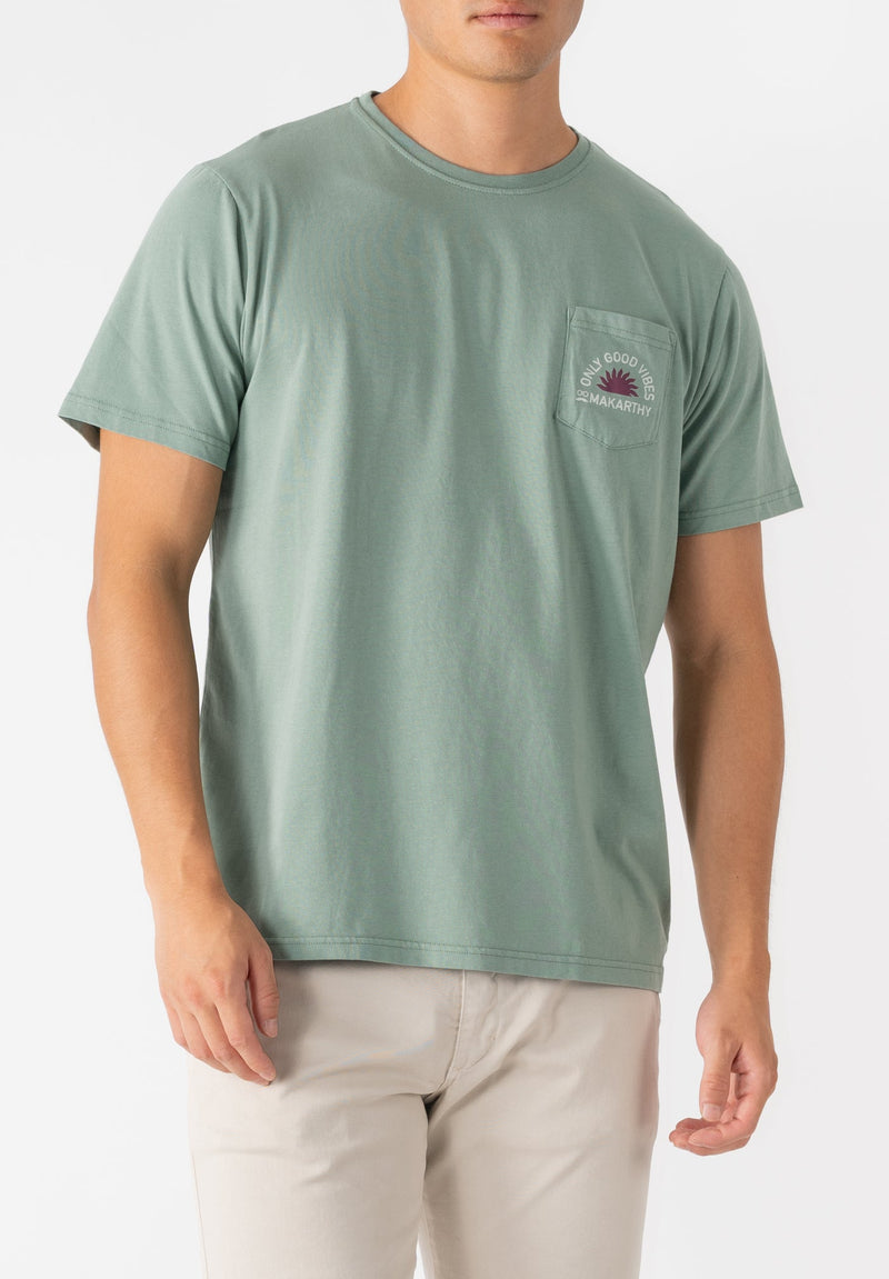 Camiseta Leash Verde Velvet